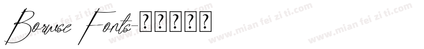 Borwse Fonts字体转换